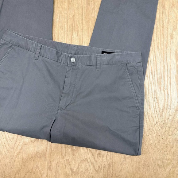 Bonobos Pants Mens Bonobos Athletic Fit Washed Chino Pants Gray 4 X